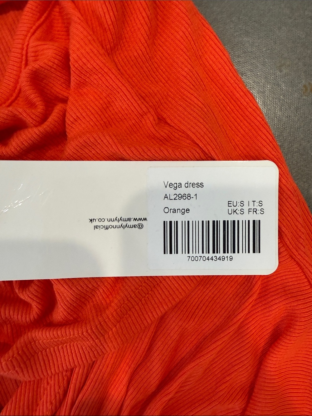 Vega Orange Maxi Dress